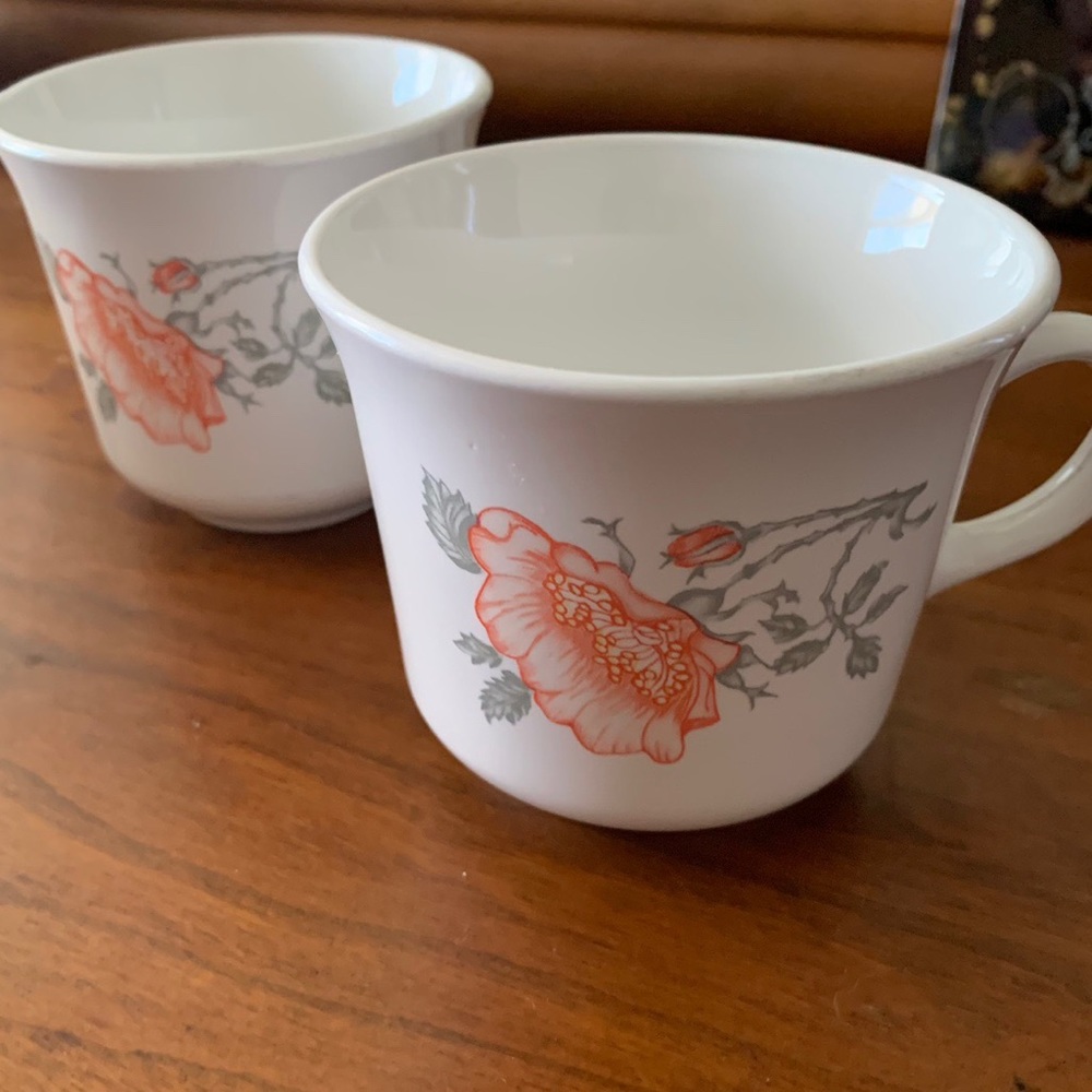 Set of Floral teacups
